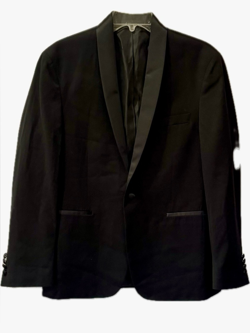 KENNETH COLE
REACTION Men's Black Satin-Lapel Tuxedo Jacket